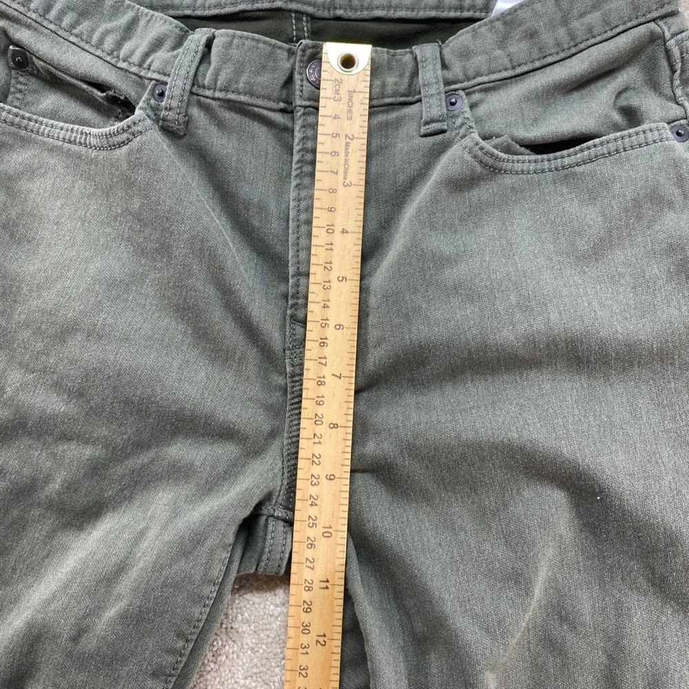 Banana Republic‎ Jeans Mens 31x34 Athletic Fit Travel Olive Green Stretch Chino
